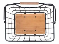 BASIL Panier De Vélo Nordland Avant/arrière Mik Noir 23L -Boutique Vélo Promo basil panier de velo nordland avantarriere mik noir 23l 2