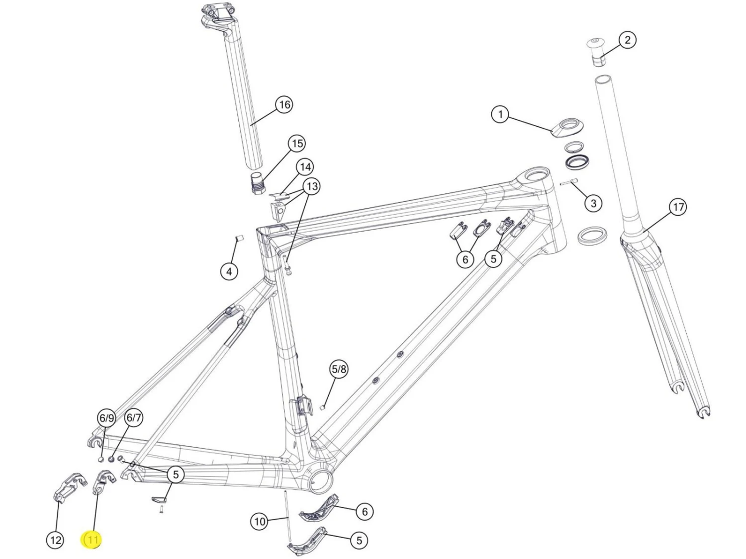 BMC Dropout 69 Patte De Dérailleur SLR MY2018 302108 (SRAM AXS) 2 BMC Dropout 69 Patte De Dérailleur SLR MY2018 302108 (SRAM AXS) – Image 2