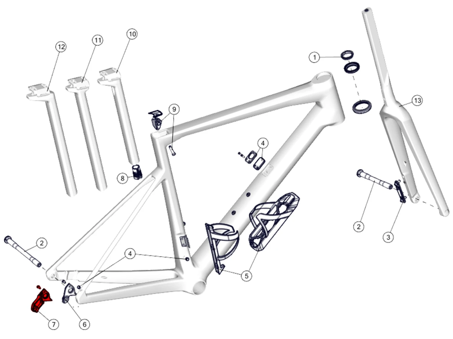 BMC Dropout 72 Patte De Dérailleur 30000701 - Teammachine SLR01 / SLR MY2021 (direct-mount Shimano) 2 BMC Dropout 72 Patte De Dérailleur 30000701 - Teammachine SLR01 / SLR MY2021 (direct-mount Shimano) – Image 2