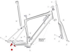BMC Dropout 77 Patte De Dérailleur 30001756 - Roadmachine AMP MY2022