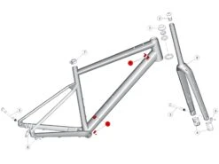 BMC Guide Câble 30 Pour URS AL / Roadmachine X AL MY2022 - 30001758