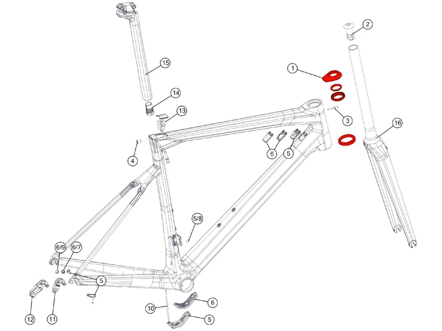 BMC Jeu De Direction Teammachine SLR01/02 MY18 - 301148 2 BMC Jeu De Direction Teammachine SLR01/02 MY18 - 301148 – Image 2