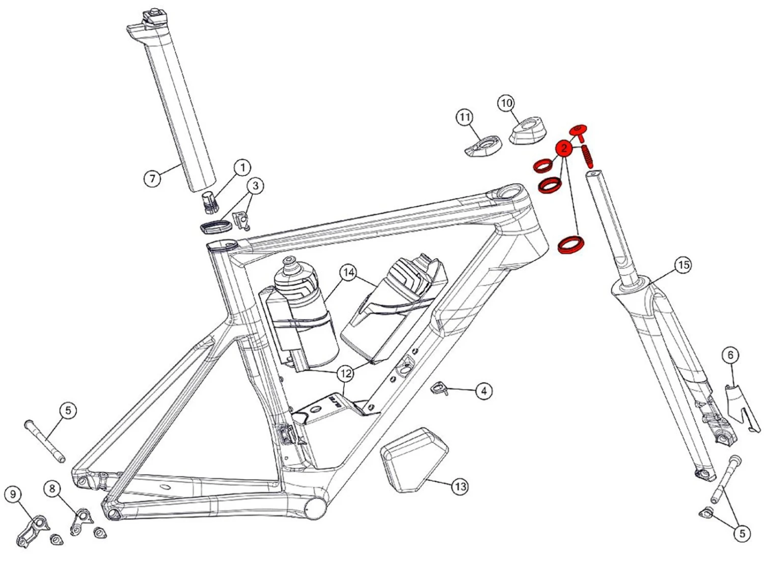 BMC Jeu De Direction Timemachine 01 Road 301635 1 BMC Jeu De Direction Timemachine 01 Road 301635