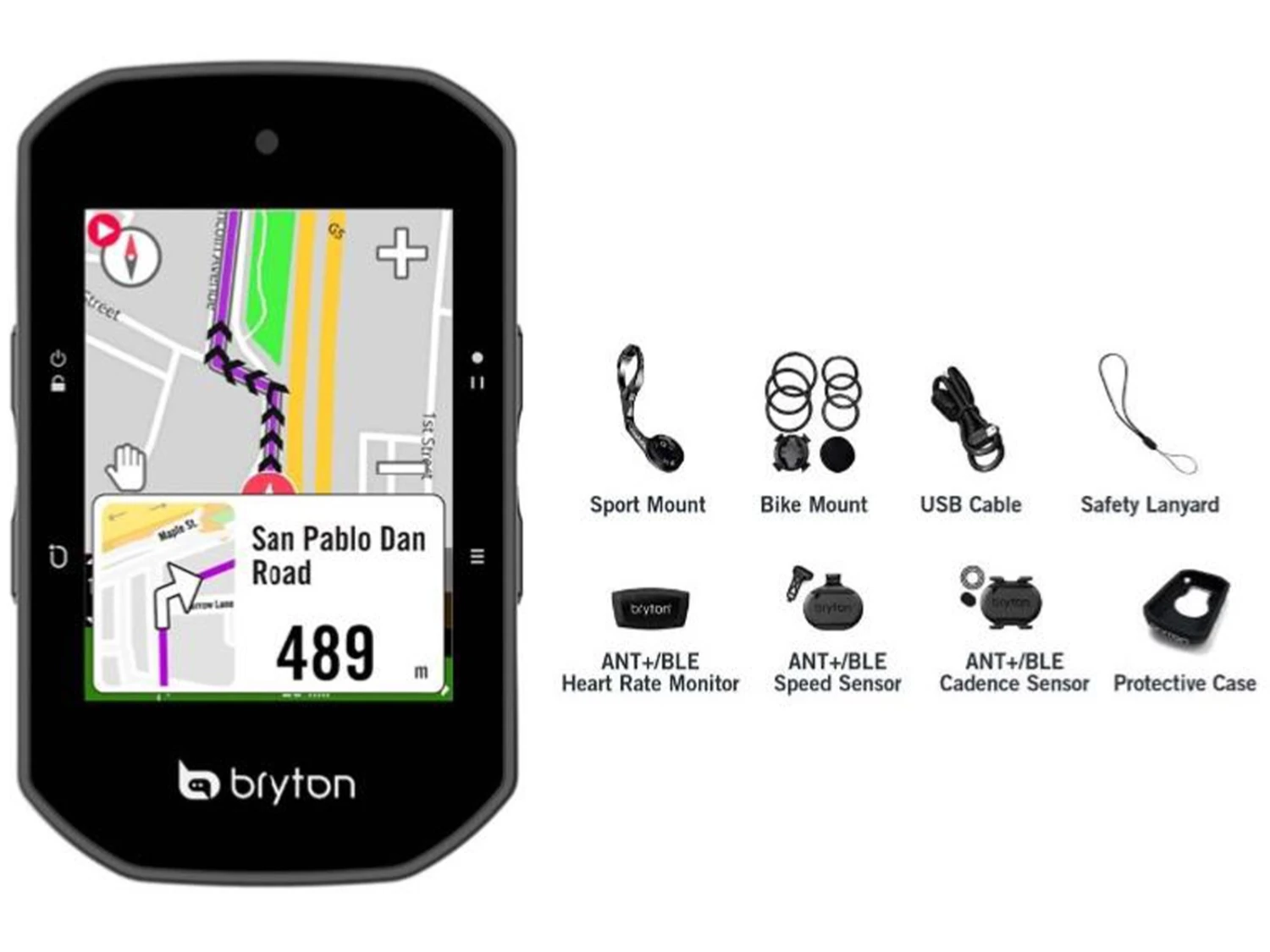 BRYTON Rider S500T GPS + Capteurs Vitesse, Cadence, Fréquence Cardiaque 1 BRYTON Rider S500T GPS + Capteurs Vitesse, Cadence, Fréquence Cardiaque