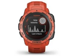 GARMIN Instinct Solar Rouge Feu Standard Edition Montre Connectée GPS -Boutique Vélo Promo garmin instinct solar rouge feu standard edition montre connectee gps 3