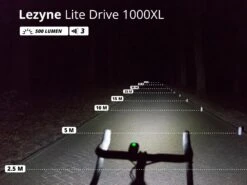 LEZYNE Lite Drive 1000XL éclairage Avant -Boutique Vélo Promo lezyne lite drive 1000xl eclairage avant 3