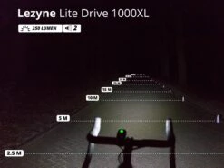 LEZYNE Lite Drive 1000XL éclairage Avant -Boutique Vélo Promo lezyne lite drive 1000xl eclairage avant 4