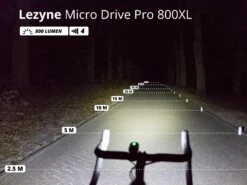 LEZYNE Micro Drive Pro 800XL éclairage Avant -Boutique Vélo Promo lezyne micro drive pro 800xl eclairage avant 2