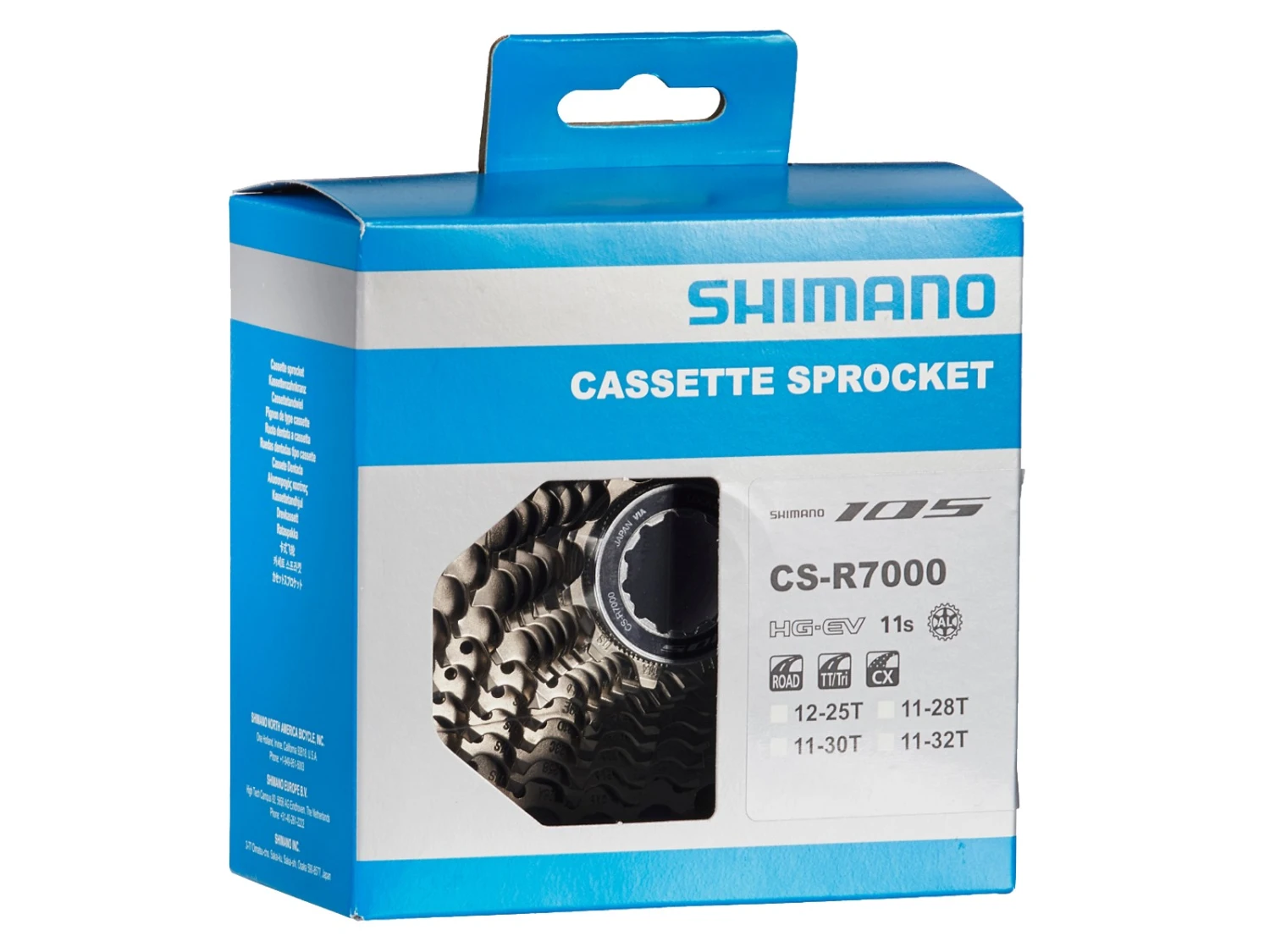 SHIMANO 105 CS-R7000 Cassette 11 Vitesses 2 SHIMANO 105 CS-R7000 Cassette 11 Vitesses – Image 2