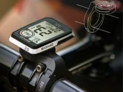 SIGMA Compteur ROX2.0 GPS Blanc Support Cintre -Boutique Vélo Promo sigma compteur rox20 gps blanc support cintre 2