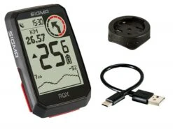 SIGMA Compteur ROX4.0 GPS Noir Altimètre