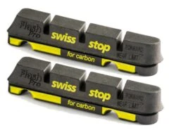 SWISSSTOP Pack De 4 Patins Flash Pro Black Prince Shimano/Sram - Carbone -Boutique Vélo Promo swissstop pack de 4 patins flashpro black pro 2