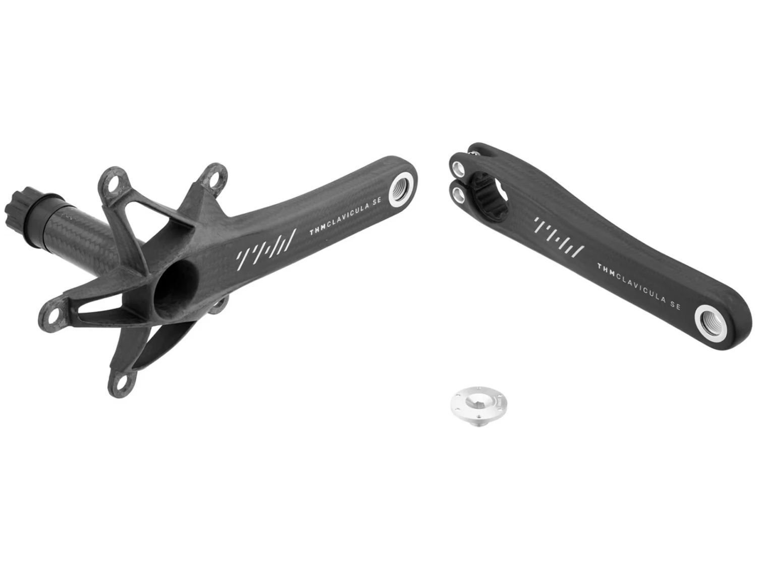 THM Carbones Pédalier Clavicula SE Road Mat Compact 110 BCD 3 THM Carbones Pédalier Clavicula SE Road Mat Compact 110 BCD – Image 3