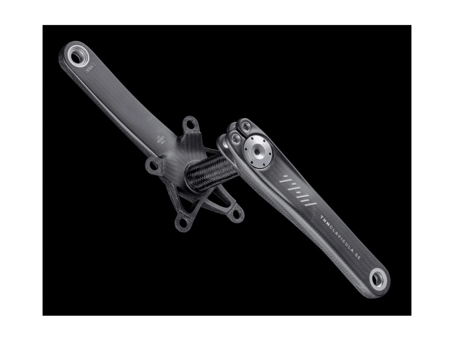 THM Carbones Pédalier Clavicula SE Road Mat Compact 110 BCD 5 THM Carbones Pédalier Clavicula SE Road Mat Compact 110 BCD – Image 5