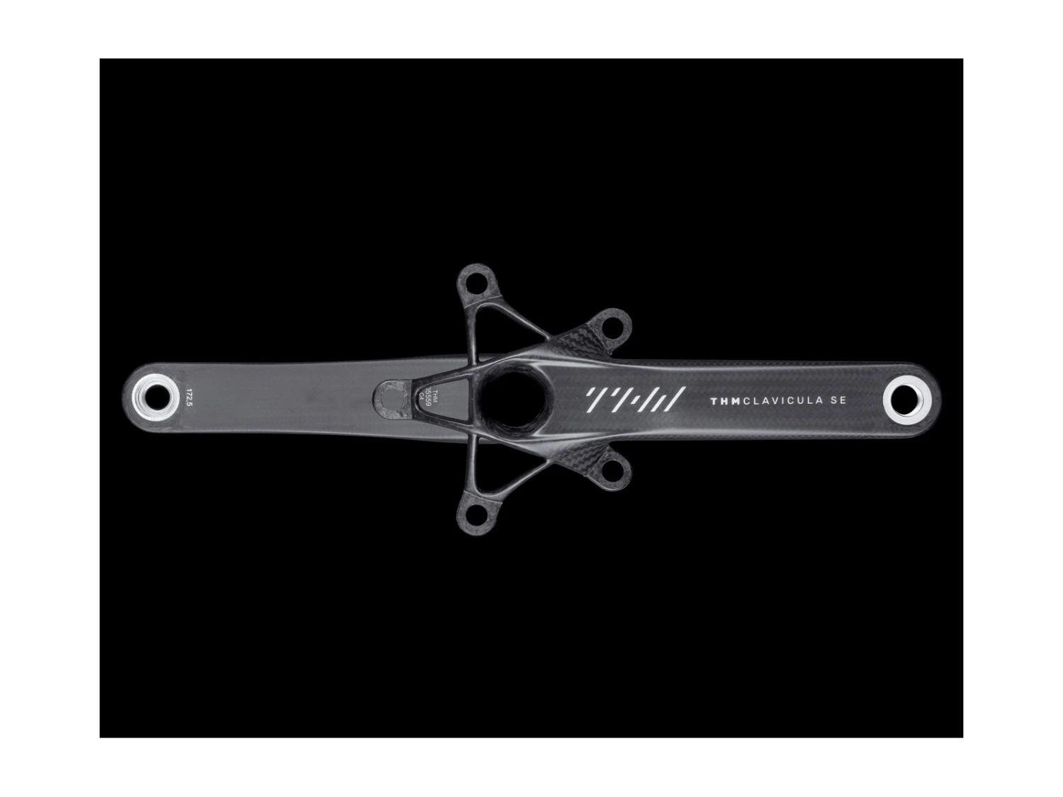 THM Carbones Pédalier Clavicula SE Road Mat Compact 110 BCD 6 THM Carbones Pédalier Clavicula SE Road Mat Compact 110 BCD – Image 6