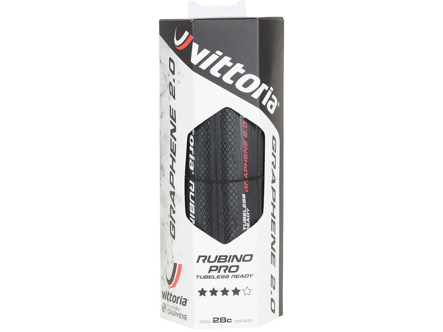 VITTORIA Rubino Pro Tubeless Ready Pneu Graphene 2.0 Noir 700x25c 700x28c 700x30c 2 VITTORIA Rubino Pro Tubeless Ready Pneu Graphene 2.0 Noir 700x25c 700x28c 700x30c – Image 2