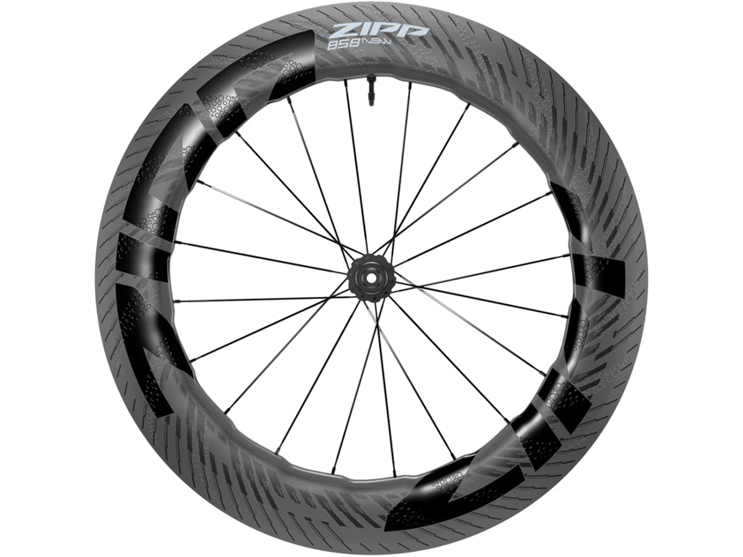 ZIPP 858 NSW Disc Roues Carbone 85mm Disque Pneu Tubeless 2023 2 ZIPP 858 NSW Disc Roues Carbone 85mm Disque Pneu Tubeless 2023 – Image 2